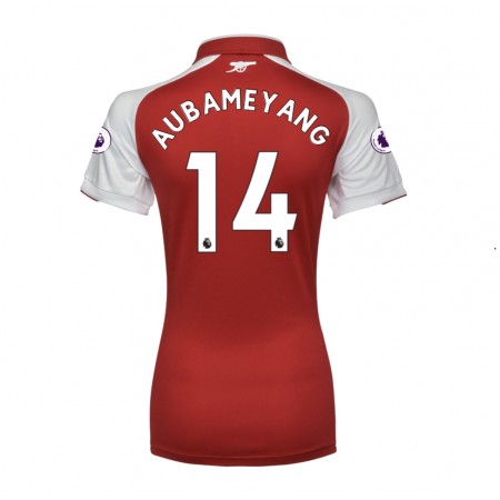 Billige Fotballdrakter Arsenal Aubameyang 14 Dame Hjemmedraktsett 2017/18 Kortermet