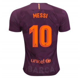 Billige Fotballdrakter FC Barcelona Lionel Messi 10 Tredjedraktsett 2017/18 Kortermet