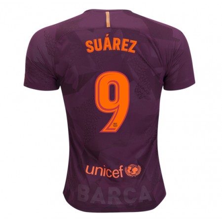 Billige Fotballdrakter FC Barcelona Luis Suarez 9 Tredjedraktsett 2017/18 Kortermet