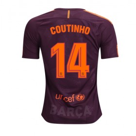 Billige Fotballdrakter FC Barcelona Philippe Coutinho 14 Tredjedraktsett 2017/18 Kortermet