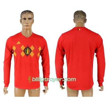 Billige Fotballdrakter Belgia VM 2018 Hjemmedraktsett Langermet
