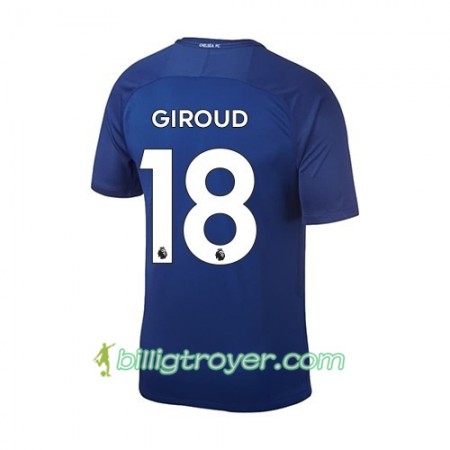 Billige Fotballdrakter Chelsea Olivier Giroud 18 Hjemmedraktsett 2017/18 Kortermet
