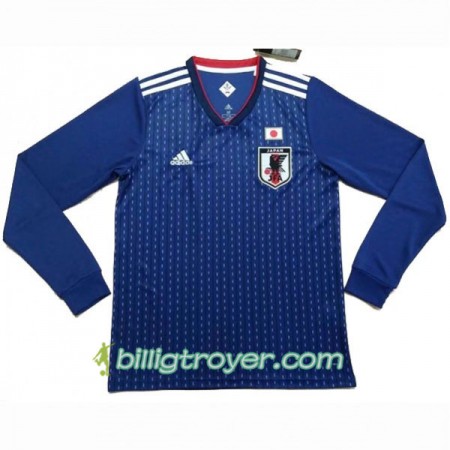 Billige Fotballdrakter Japan VM 2018 Hjemmedraktsett Langermet