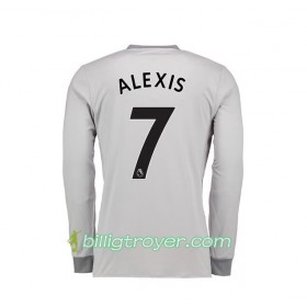 Billige Fotballdrakter Manchester United Alexis Sanchez 7 Tredjedraktsett 2017/18 Langermet