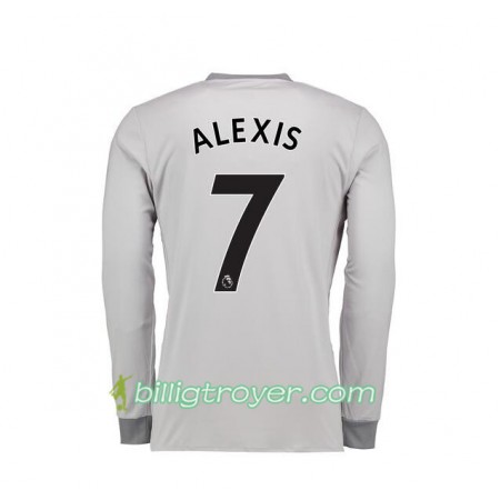 Billige Fotballdrakter Manchester United Alexis Sanchez 7 Tredjedraktsett 2017/18 Langermet