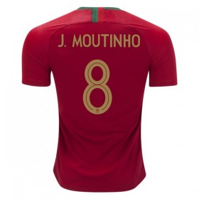 Billige Fotballdrakter Portugal Joao Moutinho 8 VM 2018 Hjemmedraktsett