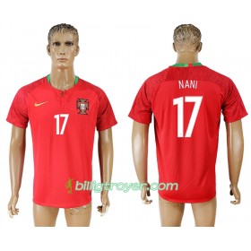 Billige Fotballdrakter Portugal Nani 17 VM 2018 Hjemmedraktsett