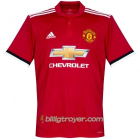 Billige Fotballdrakter Manchester United Hjemmedraktsett 2017/18 Kortermet