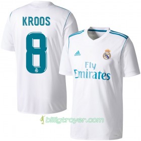 Billige Fotballdrakter Real Madrid Kroos Hjemmedraktsett 2017/18 Kortermet