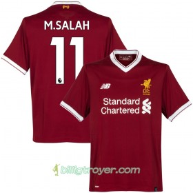 Billige Fotballdrakter Liverpool M. Salah Hjemmedraktsett 2017/18 Kortermet