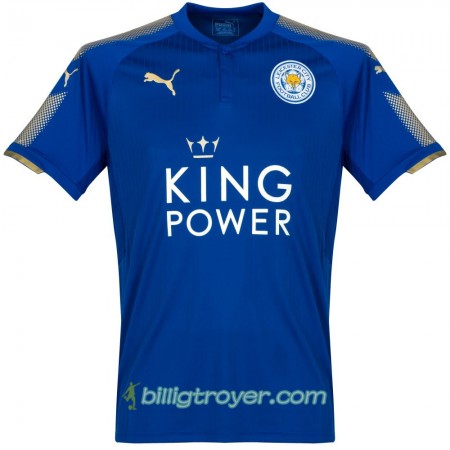 Billige Fotballdrakter Leicester City Hjemmedraktsett 2017/18 Kortermet