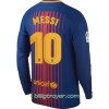 Billige Fotballdrakter FC Barcelona Messi Hjemmedraktsett 2017/18 Langermet