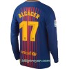 Billige Fotballdrakter FC Barcelona Alcácer Hjemmedraktsett 2017/18 Langermet 