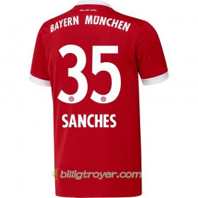 Billige Fotballdrakter FC Bayern München Sanches 35 Hjemmedraktsett 2017/18 Kortermet