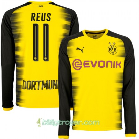 Billige Fotballdrakter Borussia Dortmund Reus 11 Champions League drakt 2017/18 Langermet