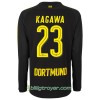 Billige Fotballdrakter Borussia Dortmund Kagawa 23 Bortedraktsett 2017/18 Langermet