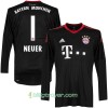 Billige Fotballdrakter FC Bayern München Neuer 1 Keeper Hjemmedraktsett 2017/18 Langermet