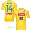 Billige Fotballdrakter SSC Napoli Mertens 14 Away Jersy 2017/18 Kortermet