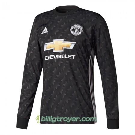 Billige Fotballdrakter Manchester United Bortedraktsett 2017/18 Langermet