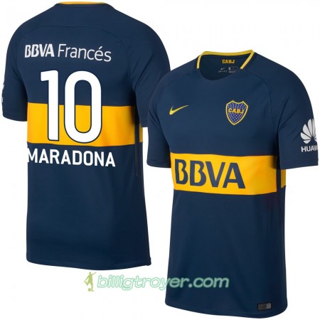 Billige Fotballdrakter Boca Juniors Maradona Hjemmedraktsett 2017/18 Kortermet