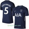 Billige Fotballdrakter Tottenham Hotspur Vertongen 5 Bortedraktsett 2017/18 Kortermet
