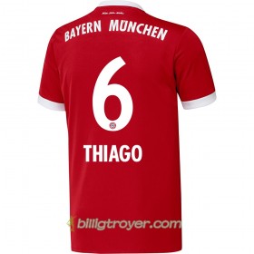 Billige Fotballdrakter FC Bayern München Thiago 6 Hjemmedraktsett 2017/18 Kortermet