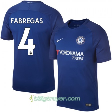 Billige Fotballdrakter Chelsea Fabregas Hjemmedraktsett 2017/18 Kortermet