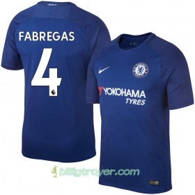 Billige Fotballdrakter Chelsea Fabregas Hjemmedraktsett 2017/18 Kortermet