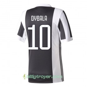 Billige Fotballdrakter Juventus Dybala 10 Hjemmedraktsett 2017/18 Kortermet