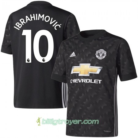 Billige Fotballdrakter Manchester United Ibrahimovic 10 Bortedraktsett 2017/18 Kortermet