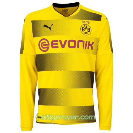 Billige Fotballdrakter Borussia Dortmund Hjemmedraktsett 2017/18 Langermet