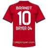 Billige Fotballdrakter Bayer 04 Leverkusen Brandt 10 Bortedraktsett 2017/18 Kortermet