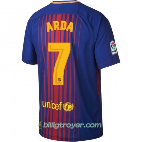 Billige Fotballdrakter FC Barcelona Arda 7 Hjemmedraktsett 2017/18 Kortermet