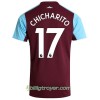 Billige Fotballdrakter West Ham United Chicharito 17 Hjemmedraktsett 2017/18 Kortermet
