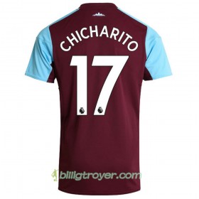 Billige Fotballdrakter West Ham United Chicharito 17 Hjemmedraktsett 2017/18 Kortermet