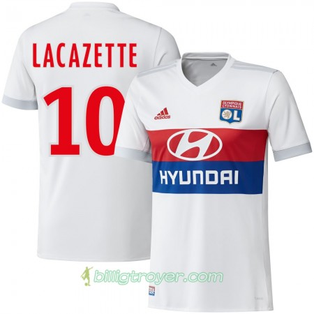 Billige Fotballdrakter Olympique Lyonnais Lacazette Hjemmedraktsett 2017/18 Kortermet