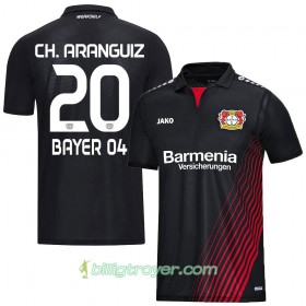 Billige Fotballdrakter Bayer 04 Leverkusen Ch. Aranguiz 20 Hjemmedraktsett 2017/18 Kortermet