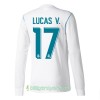 Billige Fotballdrakter Real Madrid Lucas V. Hjemmedraktsett 2017/18 Langermet