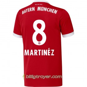 Billige Fotballdrakter FC Bayern München Martinez 8 Hjemmedraktsett 2017/18 Kortermet