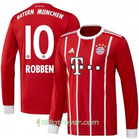 Billige Fotballdrakter FC Bayern München Robben 10 Hjemmedraktsett 2017/18 Langermet