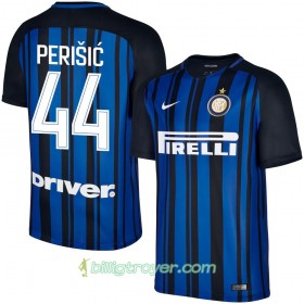 Billige Fotballdrakter Inter Perisic 44 Hjemmedraktsett 2017/18 Kortermet