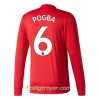 Billige Fotballdrakter Manchester United Pogba 6 Hjemmedraktsett 2017/18 Langermet