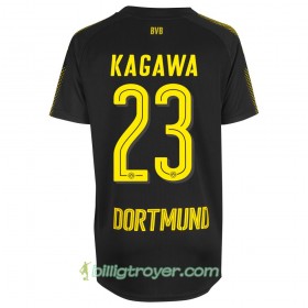 Billige Fotballdrakter Borussia Dortmund Kagawa 23 Bortedraktsett 2017/18 Kortermet