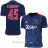 Billige Fotballdrakter AFC Ajax Kluivert 45 Bortedraktsett 2017/18 Kortermet