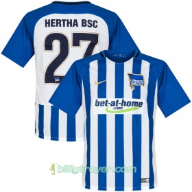 Billige Fotballdrakter Hertha BSC Selke 27 Hjemmedraktsett 2017/18 Kortermet