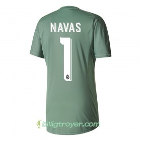 Billige Fotballdrakter Real Madrid Navas Keeper Hjemmedraktsett 2017/18 Kortermet
