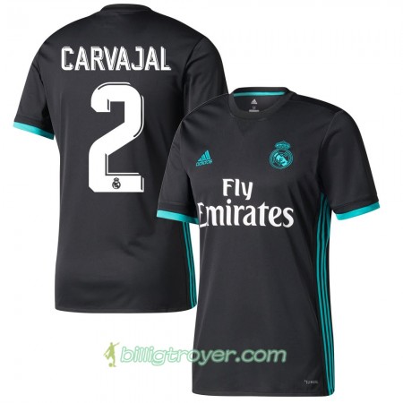 Billige Fotballdrakter Real Madrid Carvajal Bortedraktsett 2017/18 Kortermet