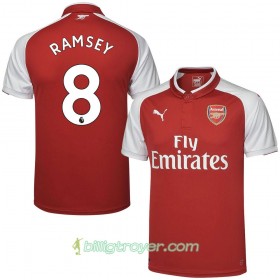 Billige Fotballdrakter Arsenal Ramsey Hjemmedraktsett 2017/18 Kortermet