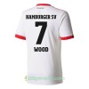 Billige Fotballdrakter Hamburger SV Wood 7 Hjemmedraktsett 2017/18 Kortermet