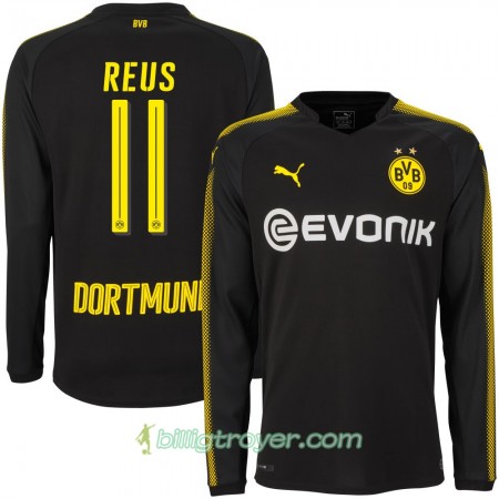 Billige Fotballdrakter Borussia Dortmund Reus 11 Bortedraktsett 2017/18 Langermet